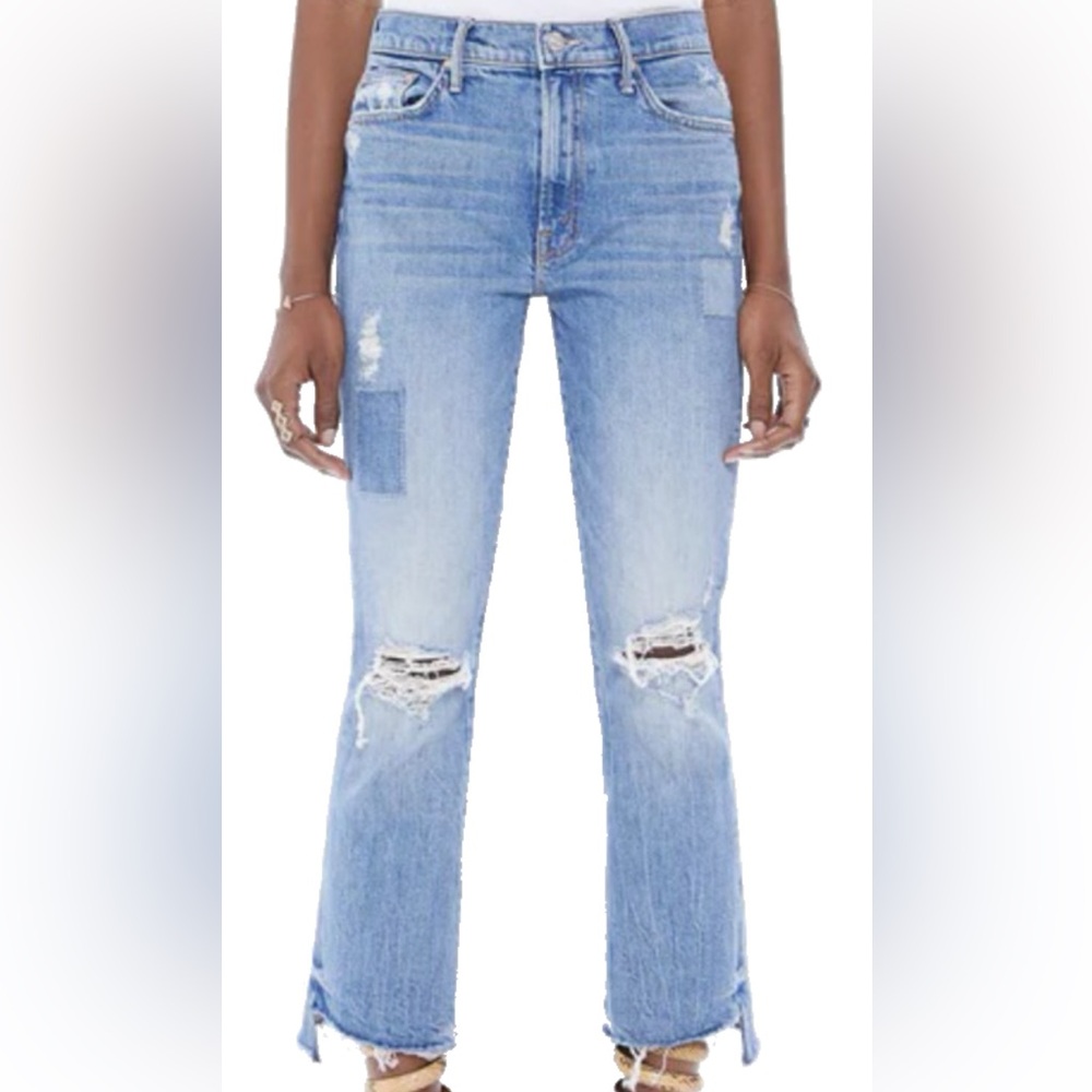 Mother Insider Crop Step Fray in We Are Castaways